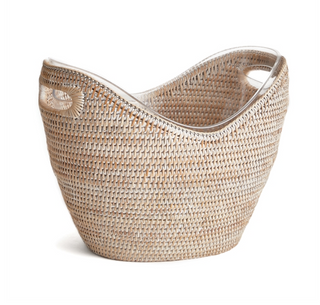 Burma Rattan Beverage Tub NTN257WH - dolly mama boutique