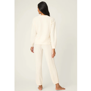 Waffle Knit Fireside Sparkle PJ Set