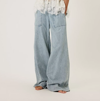 Breezy Denim Pull-On Pant
