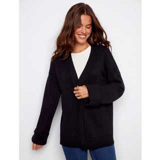 Long Sleeve Cardigan with Pockets