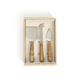 Wicker Cheeses Knives - dolly mama boutique