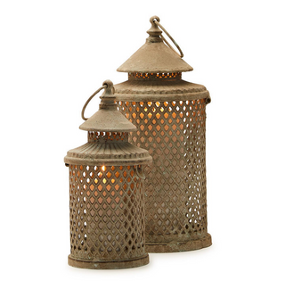 La Luna Rustique Lantern 54144 - dolly mama boutique