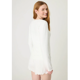 Ivory Pointelle Essential PJs
