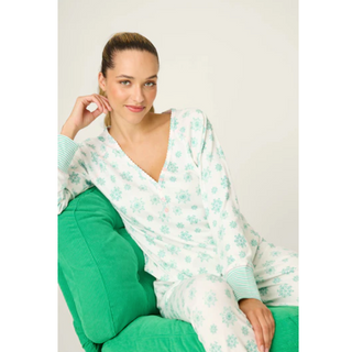 Snowflake Wishes V-Neck Jammie Top