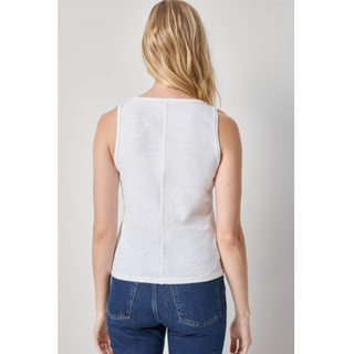 Lace-Up Tank Top