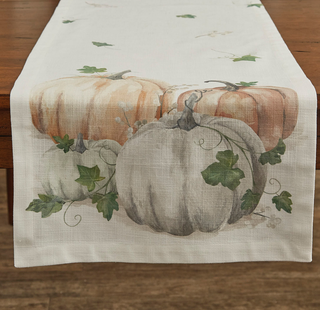 Watercolor Pumpkin Linens - dolly mama boutique