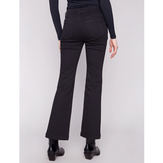 Flared Jean with Brass Buttons