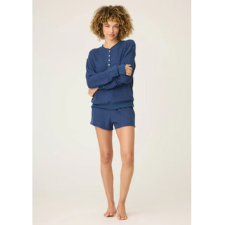 Morning Waffle Henley - dolly mama boutique