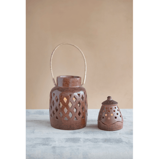 Terracotta Lantern - dolly mama boutique