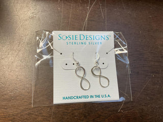Silver Infinity Earrings