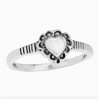 Valentine Silver Ring - dolly mama boutique