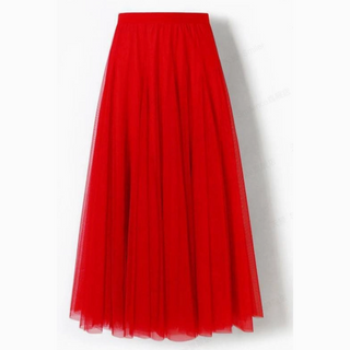 Ethereal Pleated Tulle Skirt