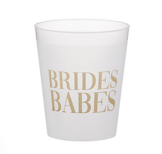 "Bride Babes" Plastic Cups - dolly mama boutique