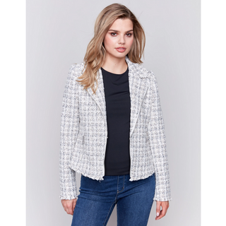 Tweed Moto Jacket - dolly mama boutique