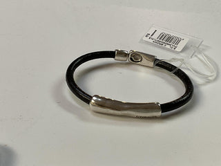 Ser Natural Single Leather Band Bracelet