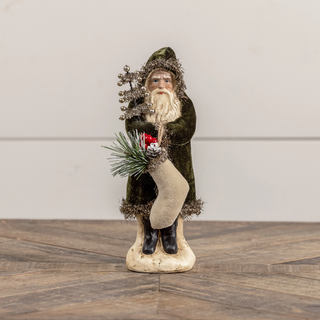 Forest Velvet Santa
