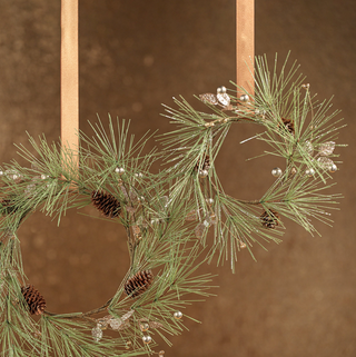 Glitter Needle Pine Tree Ring - dolly mama boutique