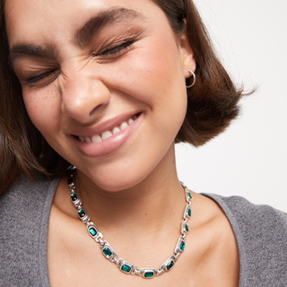 Ser Magnetica Crystal Link Necklace