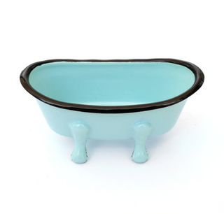 Enamel Bathtub Soap Dish - dolly mama boutique