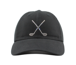 Rachel Cap with Crystal Golf Clubs - dolly mama boutique