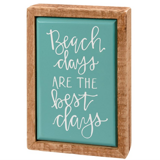 Box Sign "The Best Days" - dolly mama boutique