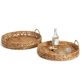 Open Weave Round Tray 54303 - dolly mama boutique