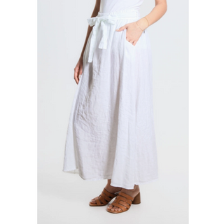 Angie A-Line Linen Skirt - dolly mama boutique