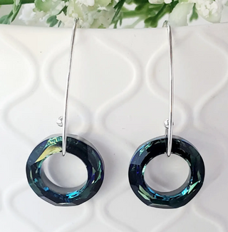 Bermuda Halo Blue Earring