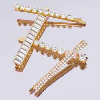 Rhinestone Bobby Pin Set