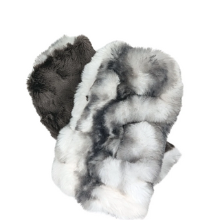 Fingerless Fur Gloves - Short
