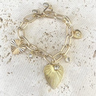 Charm Bracelet - Hearts