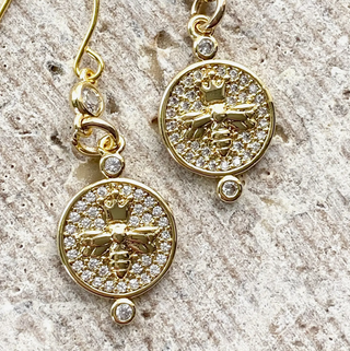 Queen Bee Earring - dolly mama boutique