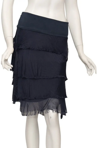 Skirt #SS203 Marisa Silk Ruffle - dolly mama boutique