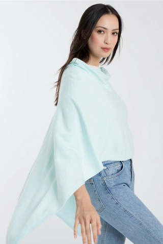 Cotton Cashmere Poncho - dolly mama boutique