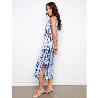 Sleeveless Zigzag Knit Dress