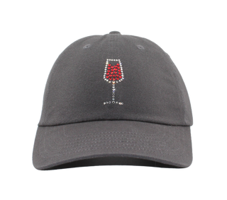 Rachel Cap with Crystal Red Wine Glass