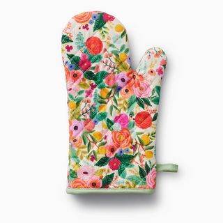 Floral Oven Mitt - dolly mama boutique