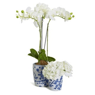 Blue Blossom Bird Planter - dolly mama boutique