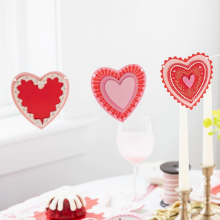 Layered Vintage Heart Banner