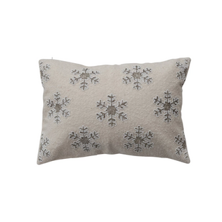 Snowflake Lumbar Pillow