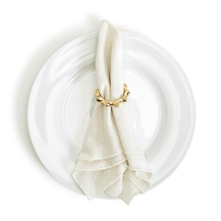 Gold Bamboo Napkin Rings - dolly mama boutique