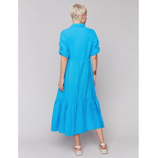 Button-Front Maxi Dress - dolly mama boutique
