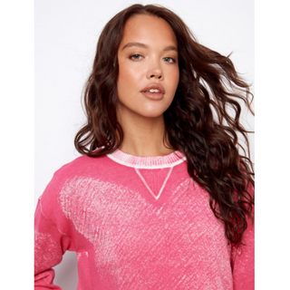 Reverse-Print Sweater - dolly mama boutique