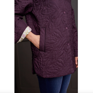 Quilted Snap-Front Shacket - dolly mama boutique