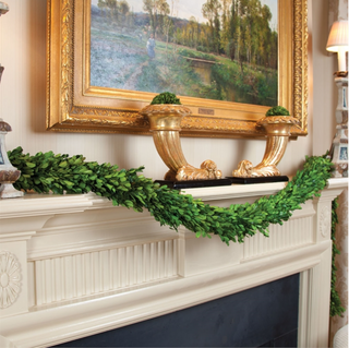 Boxwood Garland 12' 7593PG - dolly mama boutique