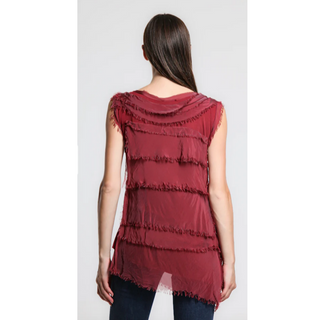 Arianna Sleeveless Silk Top - dolly mama boutique