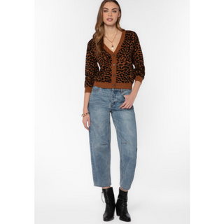 Animal Print Cardigan