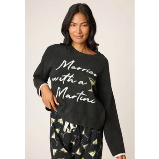 “Merrier with a Martini” Sweater