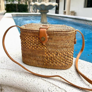 Ata Vine Sewing Basket Purse - dolly mama boutique