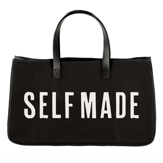 Black Canvas Tote